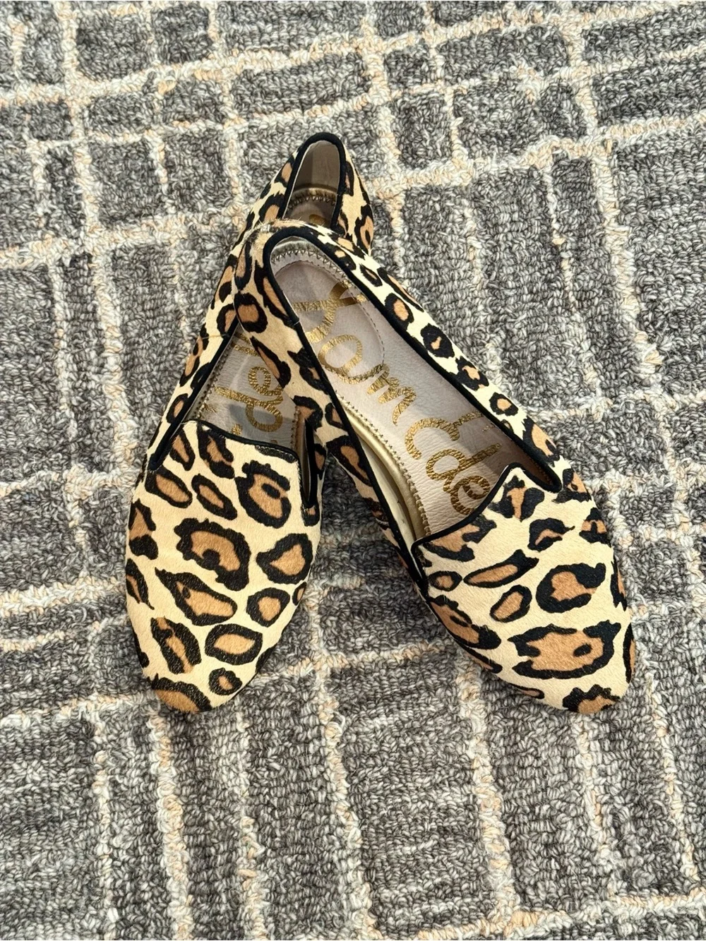 Sam Edelman Leopard Print Jordy Loafer - Picture 1 of 6